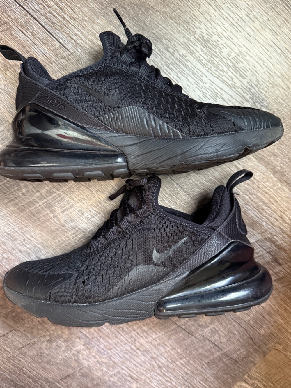 Nike Black Air Max 270 React-Style Men's Sneakers